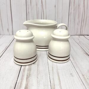 Johnson Brothers Table Plus Sandlewood Gravy Boat with Salt & pepper Shaker Set